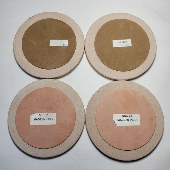 Absorbent Stone 4 Coaster Set With Oak Wood Holder Ducks and Sunflowers - Picture 4 of 7